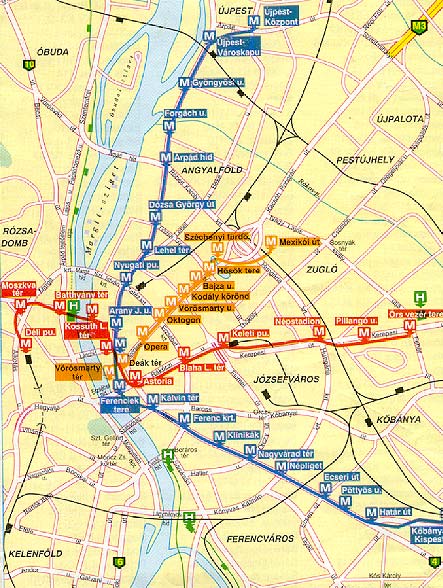 metróvonal budapest térkép Metro.Budapest.hu   Térképek metróvonal budapest térkép