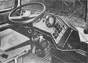Driver's cabin of BBC prototype 1.